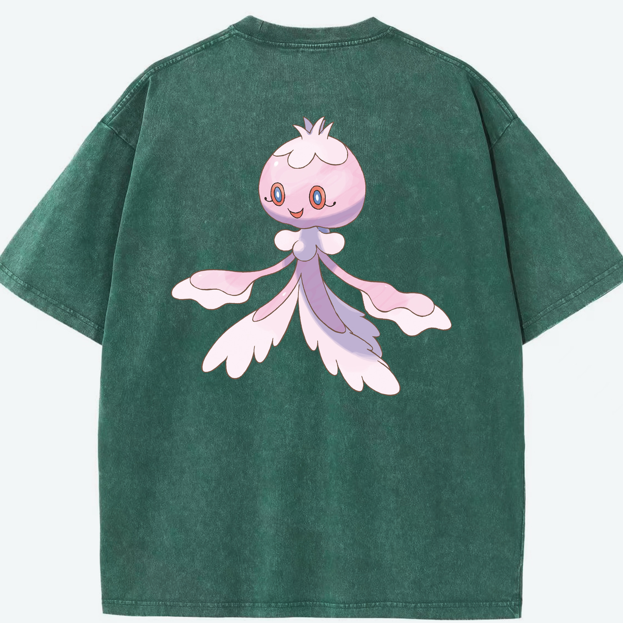 （画像用） ポケットモンスター Pokémon 綿100% ヴィンテージ風 半袖Tシャツ（背面プリント）